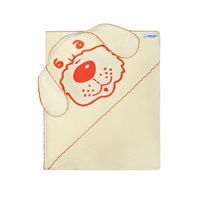 Baby terry bath towel 80x80 beige