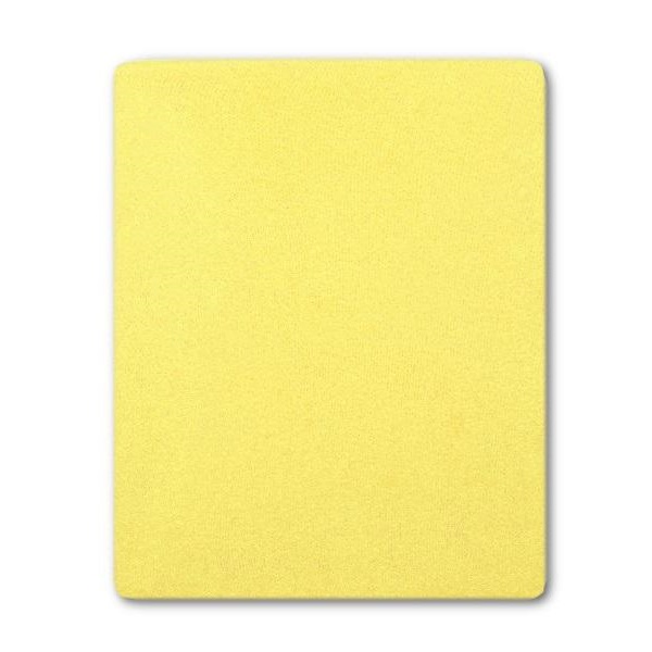 Terry crib sheet yellow