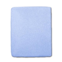 Terry crib sheet blue