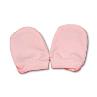 Gloves for newborn pink, size 56 (0-3m)