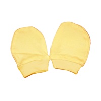 Gloves for newborn yellow, size 56 (0-3m)