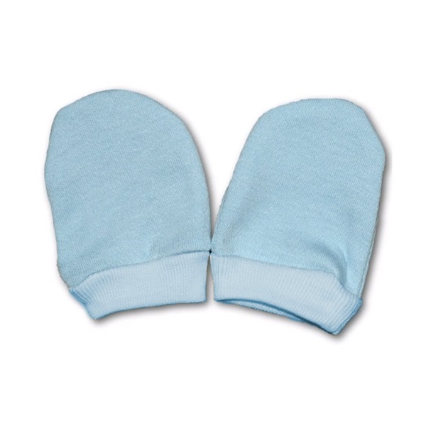 Gloves for newborn blue, size 56 (0-3m)