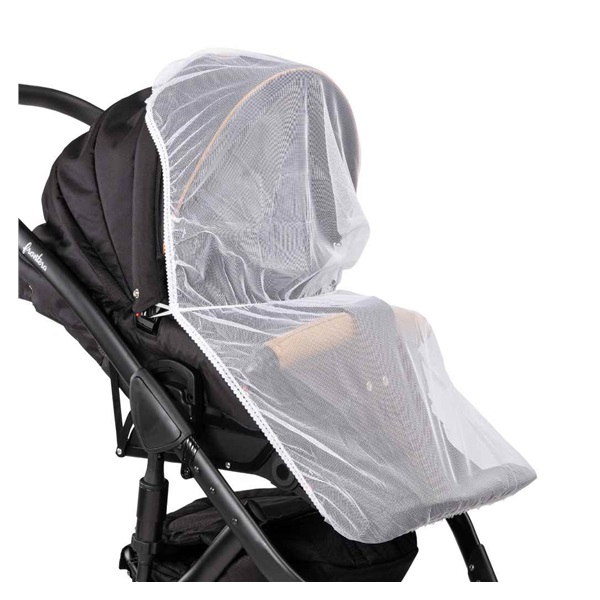 Mosquito net for stroller white