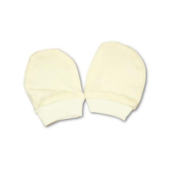 Gloves for newborn beige, size 56 (0-3m)