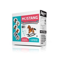 Rocking horse with melody Milly Mally Mustang light brown