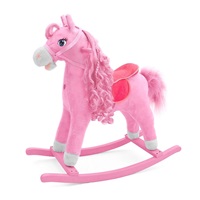 Rocking horse with melody Milly Mally Princess pink