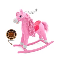 Rocking horse with melody Milly Mally Princess pink