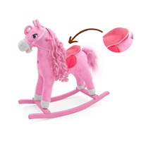 Rocking horse with melody Milly Mally Princess pink