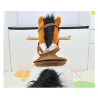 Rocking horse with melody Milly Mally Jurášek light brown