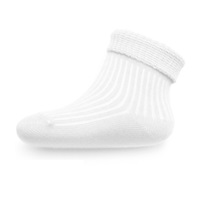 Baby striped socks New Baby white, size 56 (0-3m)