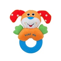 Baby Mix Plush Rattle Dog