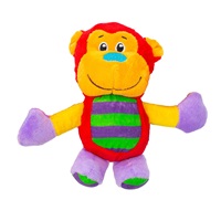 Baby Mix Hippo and Monkey Plush Stroller Rattle