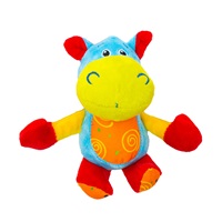 Baby Mix Hippo and Monkey Plush Stroller Rattle
