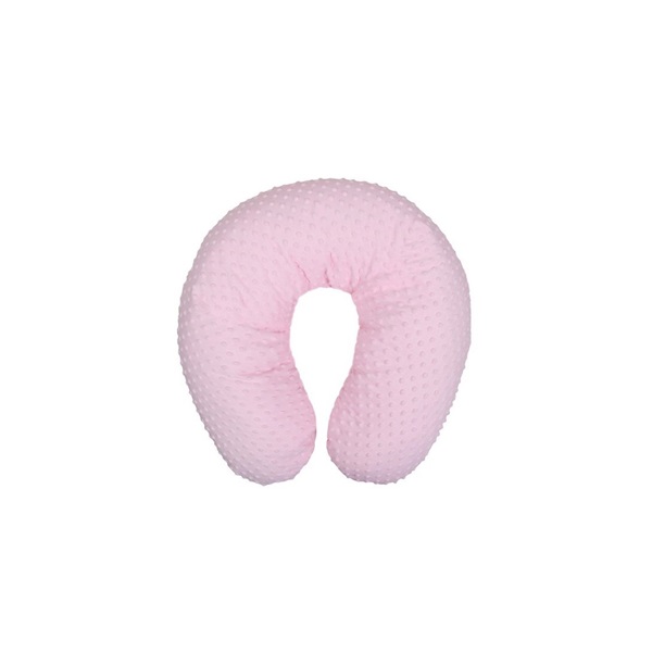 Universal nursing pillow in Minky Womar pink