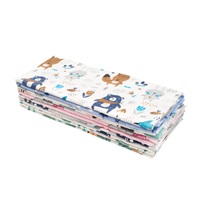 Flannel nappies with print NEW BABY 70x80 cm 10 pcs