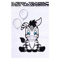 3-piece bedding New Baby Zebra 90/120 white-black