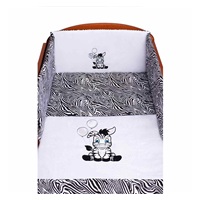 3-piece bedding New Baby Zebra 100/135 white-black