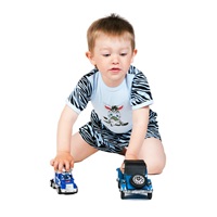 Baby Shorts New Baby Zebra Blue, size 104 (3-4y)