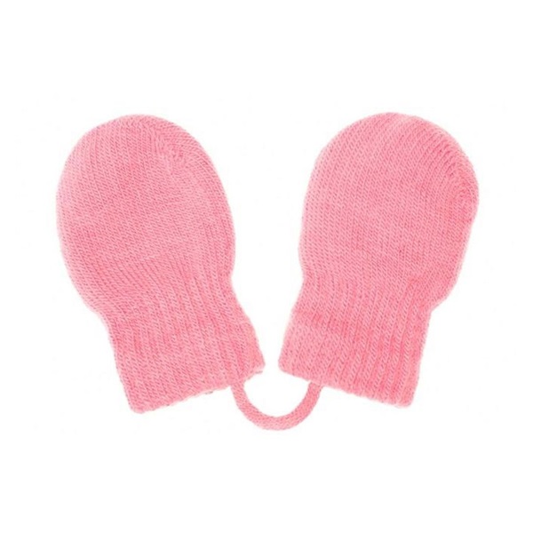 Baby winter gloves New Baby light pink, size 56 (0-3m)