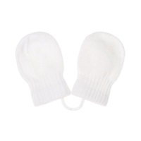 Baby winter gloves New Baby white, size 56 (0-3m)