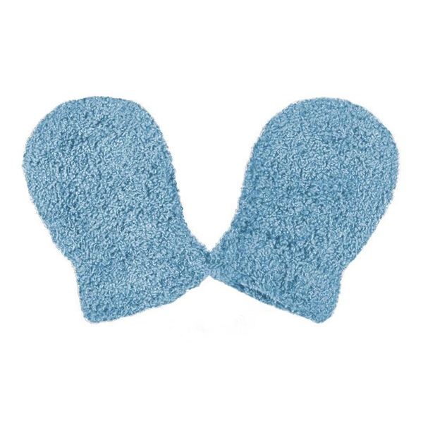 Baby winter gloves New Baby with drawstring blue, size 62 (3-6m)