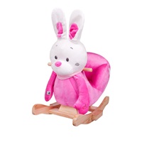 Rocking toy with melody PlayTo bunny pink