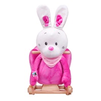 Rocking toy with melody PlayTo bunny pink