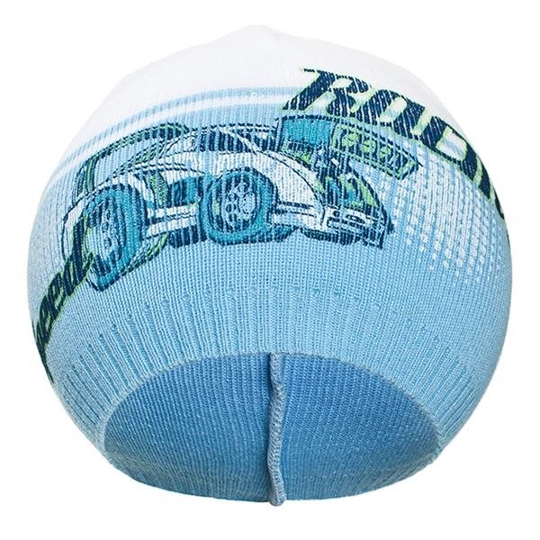 Autumn baby cap New Baby Racing light blue, size 110 (4-5y)