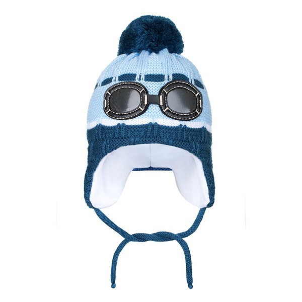 Winter baby hat New Baby sunglasses light blue, size 104 (3-4y)