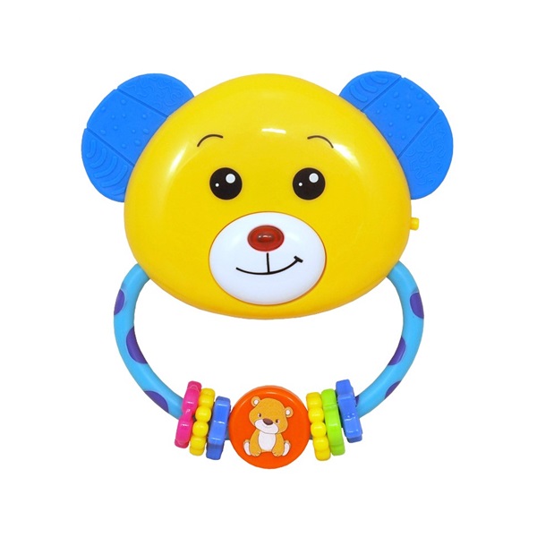 Baby rattle with melody Baby Mix teddy bear