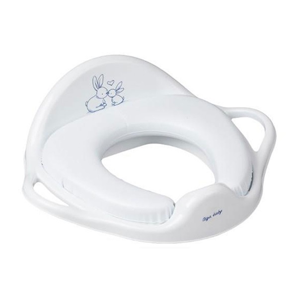 Baby toilet seat soft Rabbits white