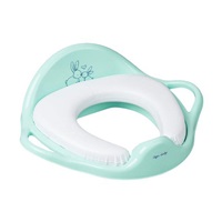 Baby toilet seat soft Rabbits green