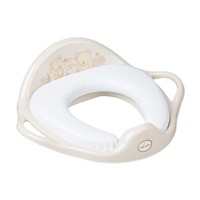 Baby toilet seat soft Bears beige