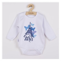 New Baby Towns Long Sleeve Baby Bodysuit Blue, size 56 (0-3m)