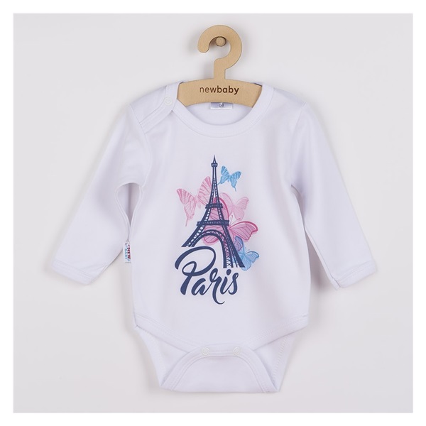 New Baby Towns Pink Long Sleeve Baby Bodysuit, size 62 (3-6m)