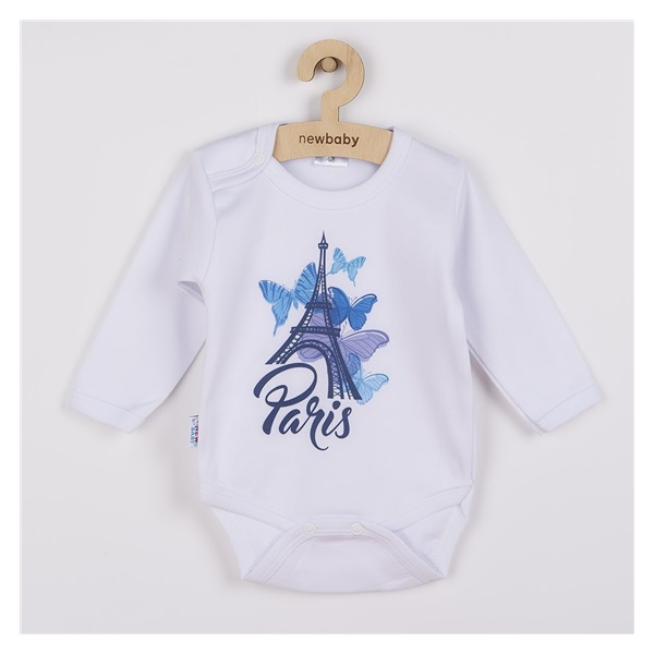 New Baby Towns Long Sleeve Baby Bodysuit Blue, size 80 (9-12m)
