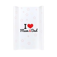 Changing mat New Baby I love Mum and Dad white 50x70cm