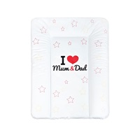 Changing mat New Baby I love Mum and Dad white 70x50cm