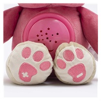 Teddy bear with projector Baby Mix pink