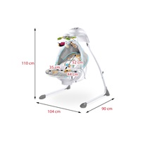 Baby swing CARETERO Bugies mint