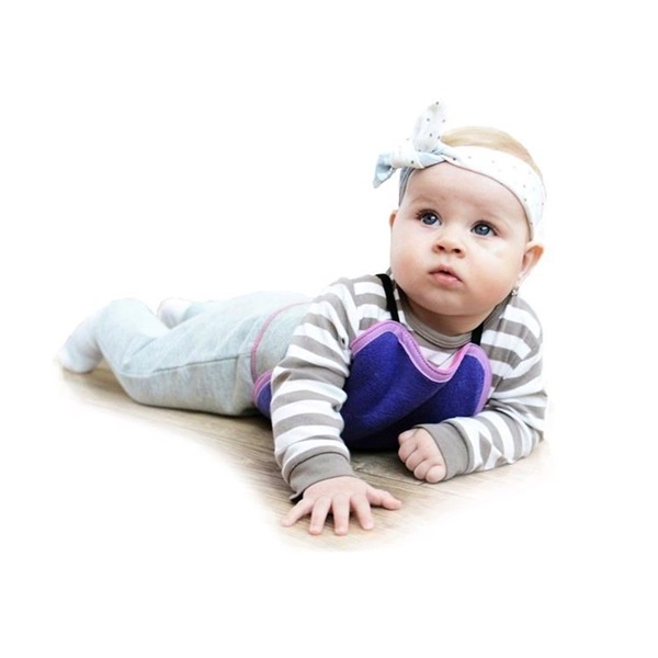 Baby crawler VG pink-anthracite, size Univerzální