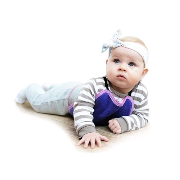 Baby crawler VG lime-anthracite, size Univerzální