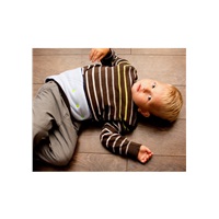 Baby bib 0-5 years VG anthracite-blue, size 6-18 m