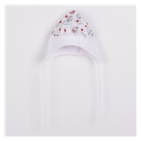 Baby cotton cap New Baby Ladybug, size 68 (4-6m)