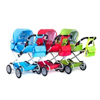 New Baby Monika Red 2in1 Baby Stroller for Dolls