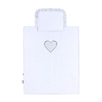 New Baby white Minky stroller blankets