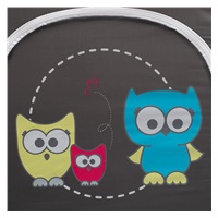 Baby Mix Owl travel cot dark grey