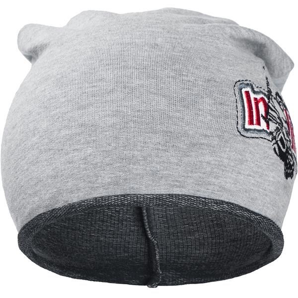 Autumn baby cap New Baby In-line dark grey, size 110 (4-5y)