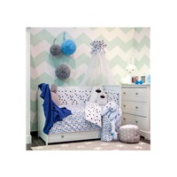 6-part bed linen Belisima Kittens 100/135 blue