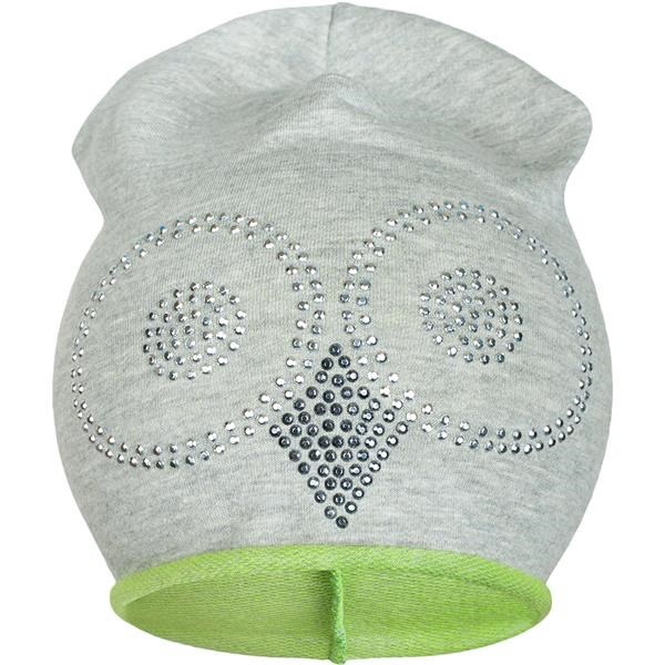 Spring cap New Baby owl grey-green, size 86/92